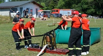 Strażackie zawody "retro" w Przygłowie