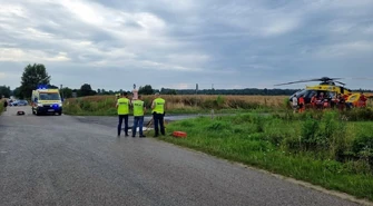 Rowerzysta nie przeżył zderzenia z mazdą