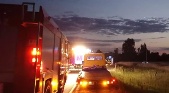 Dachowanie auta na krajowej "12"