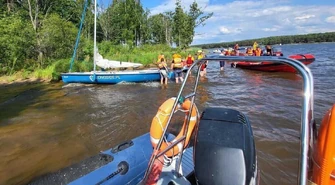 Żaglówka przewróciła się na Zalewie Sulejowskim
