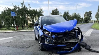 Kolejny wypadek w Piotrkowie (ZDJĘCIA)