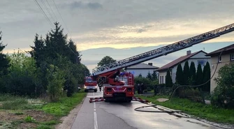 Tragiczny pożar w Kamocinie. Nie żyje jedna osoba