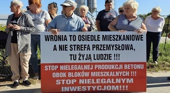 Betoniarnia utrudnia życie mieszkańców