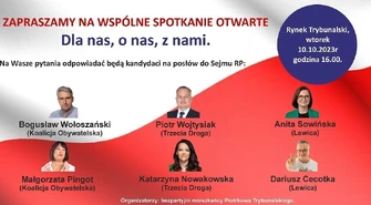 Wyjątkowa inicjatywa w Rynku. Debata i spotkanie z kandydatami do Sejmu