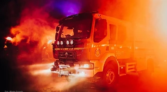 Następna jednostka z powiatu z nowym samochodem strażackim