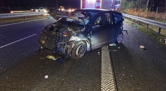 Trzy kolizje na S8 pod Piotrkowem [AKTUALIZACJA]