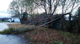 Powiało w regionie. Runęła olbrzymia konstrukcja