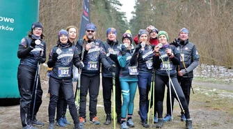 Nocny rajd nordic walking w Piotrkowie