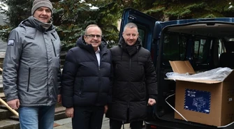 Pomoc z Piotrkowa dla Ukrainy. Dary dotarły do Równego