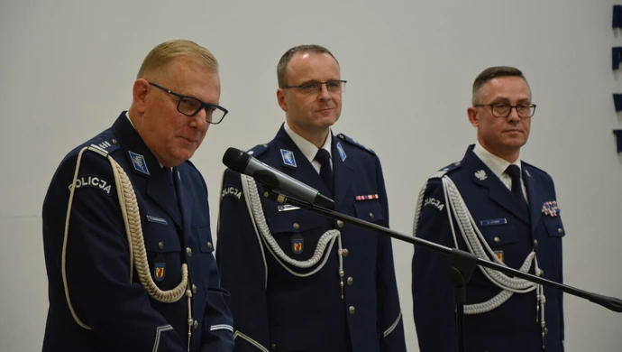 Pożegnanie komendanta w Piotrkowie