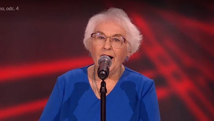 Piotrkowianka na scenie The Voice Senior