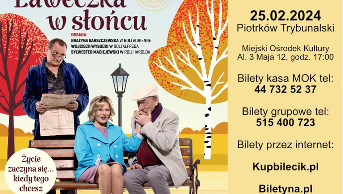 &#8222;Ławeczka w słońcu&#8221; najnowsza komedia w amerykańskim stylu