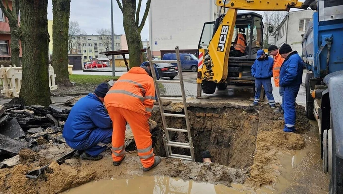 Awaria kanalizacji przy Batorego. Przyczyną... korzenie drzew