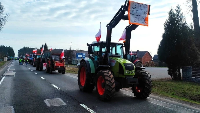 Rolnicy strajkują w Jaksonku