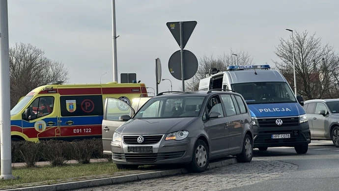 Dwa wypadki z udziałem rowerzystów