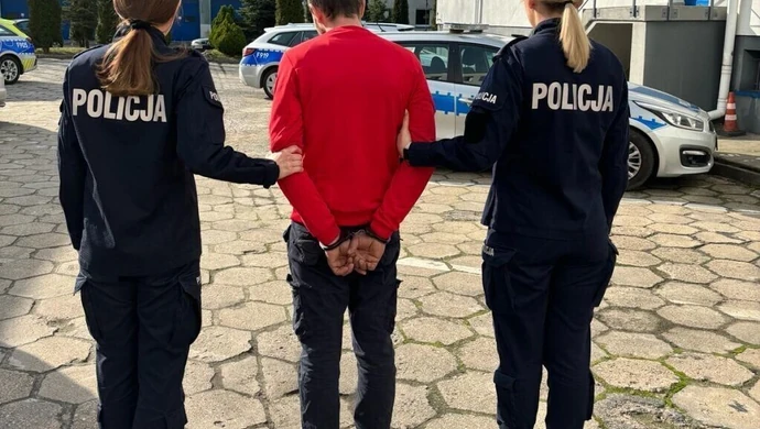 Kradł alkohol i kosmetyki, wpadł przez robota kuchennego