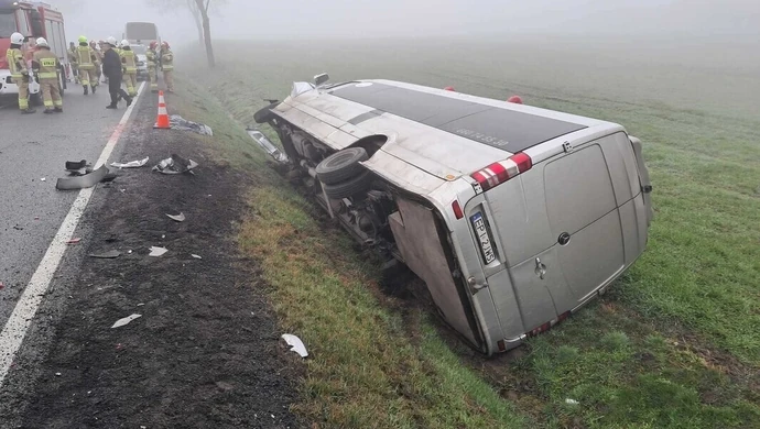 Groźny wypadek na DK12 [Aktualizacja]