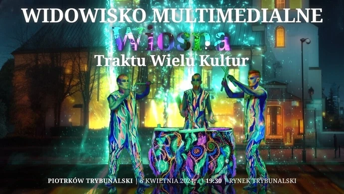 Muzyka, ruch i światło. Ciekawe widowisko w Rynku Trybunalskim