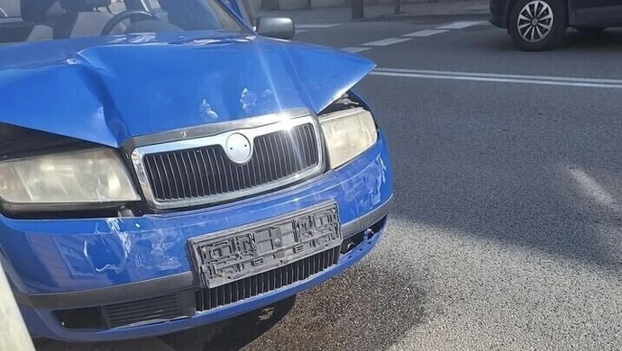 Zderzenie dwóch aut na Wojska Polskiego