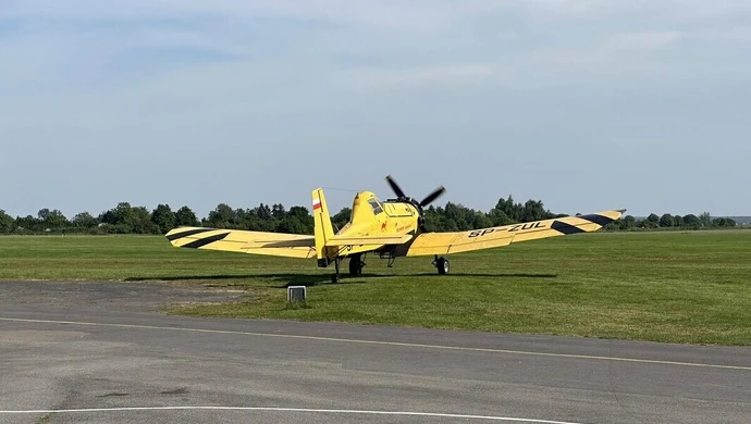 Pożary lasów w naszym regionie. Samolot gaśniczy w akcji