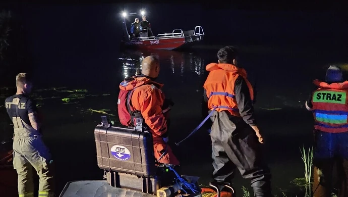 Nurkowie przeczesywali jezioro Bugaj. Akcja poszukiwawcza strażaków w Piotrkowie [Aktualizacja]