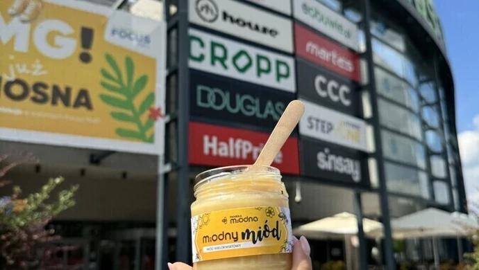 Miód z pierwszych zbiorów w Focus Mall w Piotrkowie