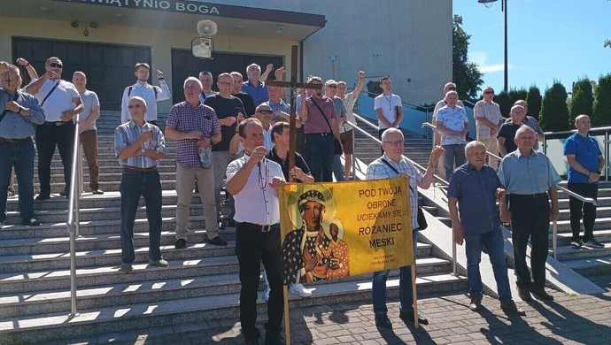 Piotrkowski Męski Różaniec odbył się w pierwszą sobotę lipca