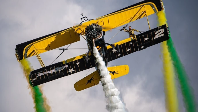 Drugi dzień Międzynarodowej Wystawy Lotnictwa (ZDJĘCIA)