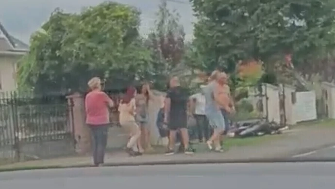 Zderzenie dostawczego Volkswagena ze skuterem w Ignacowie