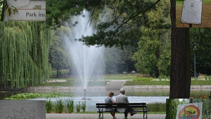 Tablice wstydu w Parku Poniatowskiego