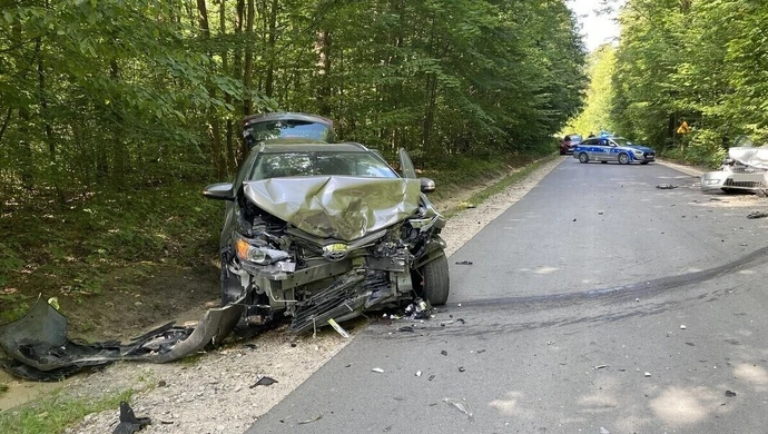 Niebezpieczne wypadki w powiecie opoczyńskim. Zginęły dwie osoby (ZDJĘCIA)