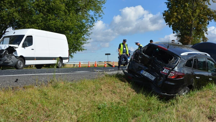 Kolejny groźny wypadek na DK 91 z Piotrkowa do Rozprzy.  ZDJĘCIA