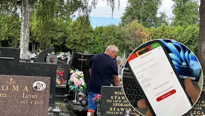 Za grób w Piotrkowie nie zapłacimy przelewem ani blikiem