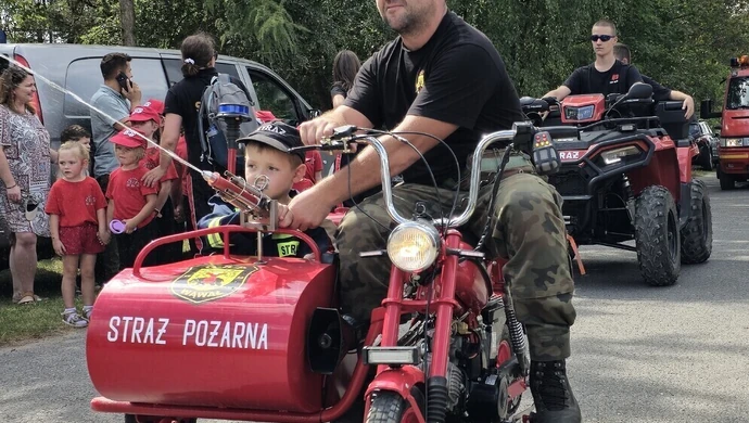 Zabytkowe sikawki konne i przenośne można było podziwiać w Przygłowie