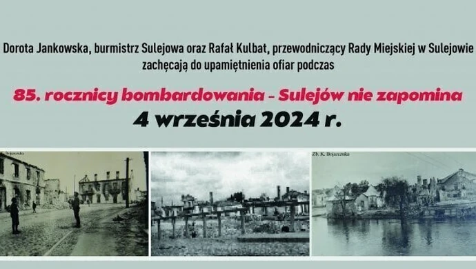 Rocznica bombardowania Sulejowa
