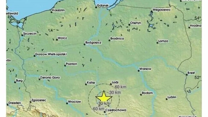 Trzęsienie ziemi w okolicy Bełchatowa