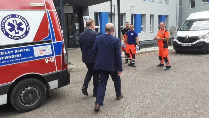 Wizyta przedstawiciela Zarządu Województwa Łódzkiego w piotrkowskim szpitalu