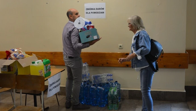 Miasto zorganizowało zbiórkę dla powodzian