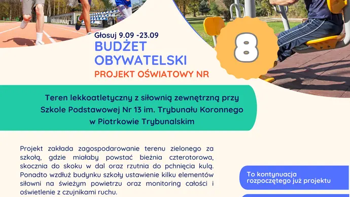 SP 13 w Piotrkowie stawia na lekkoatletykę