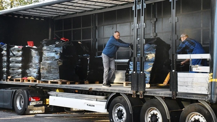 Kolejny transport darów wyruszył z Piotrkowa