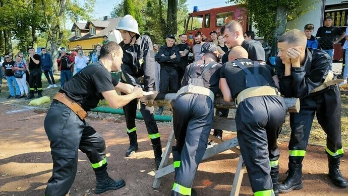Strażacy ochotnicy rywalizowali w Łękach Szlacheckich