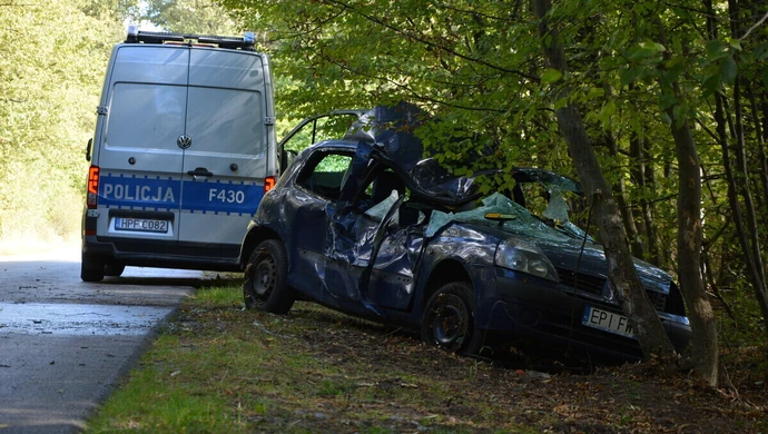 Groźny wypadek na drodze Piotrków - Koło