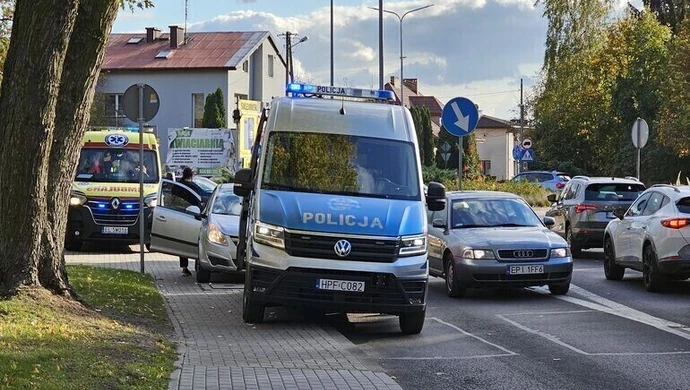 Potrącenie pieszego na pasach