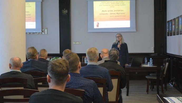 Konferencja "Męska Sprawa, profilaktyka urologiczna Zdrowy Mężczyzna" w Starostwie Powiatowym