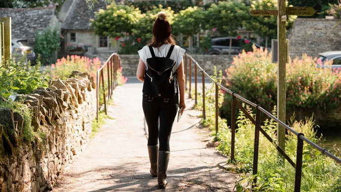 Turystyka piesza w Pomorskiem jesienią