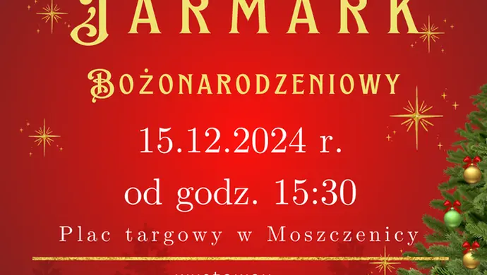 Gminny Jarmark Bożonarodzeniowy w Moszczenicy