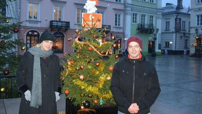 Choinka Strefy FM w Rynku Trybunalskim