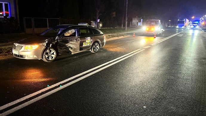 Wypadek na DK12 w Sulejowie. Droga zablokowana!