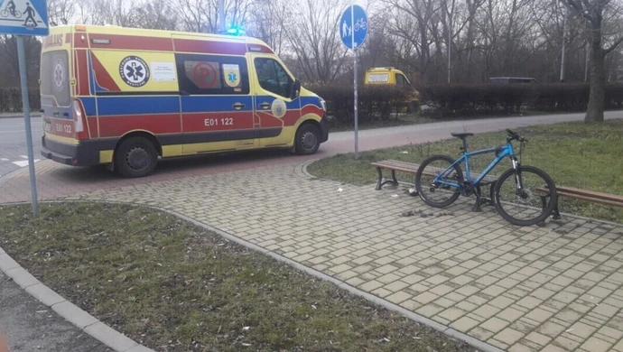 Potrącenie rowerzysty w Piotrkowie