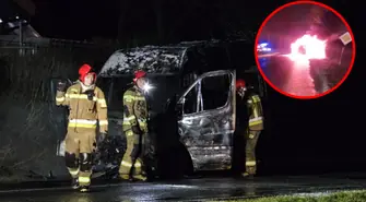 Pożar auta na Wolborskiej (ZDJĘCIA)